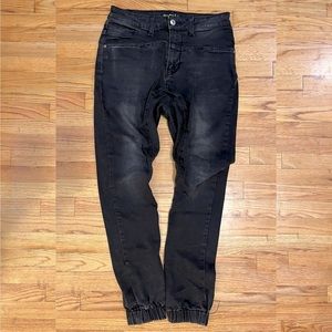 Park Distressed Denim Joggers